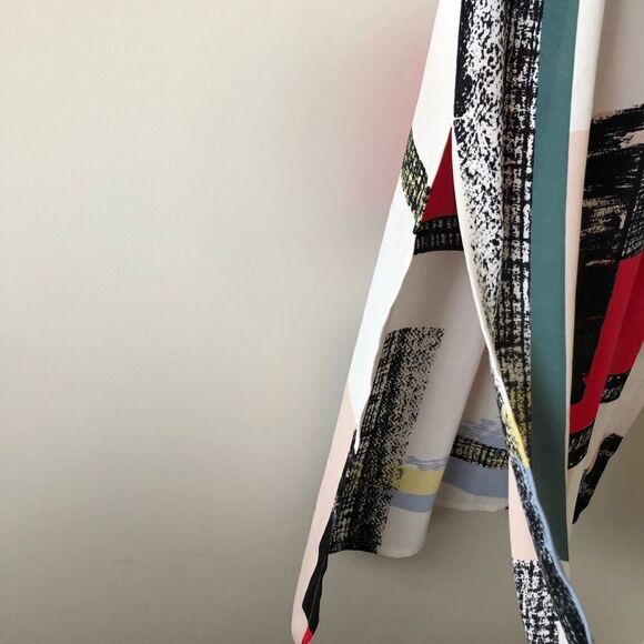 “BABATON” Jessie Dress Abstract Print Dress - Picture 8 of 11